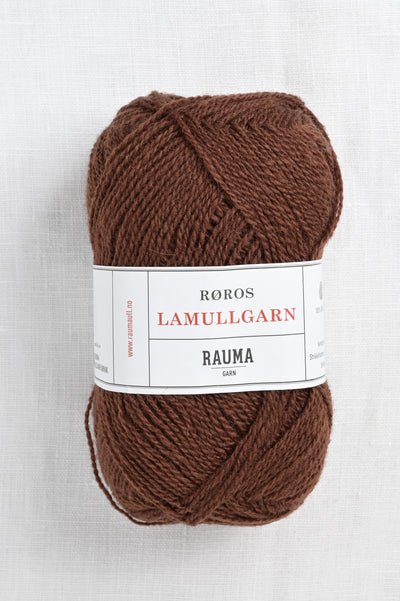 Rauma 2-Ply Lamullgarn 34 Brown