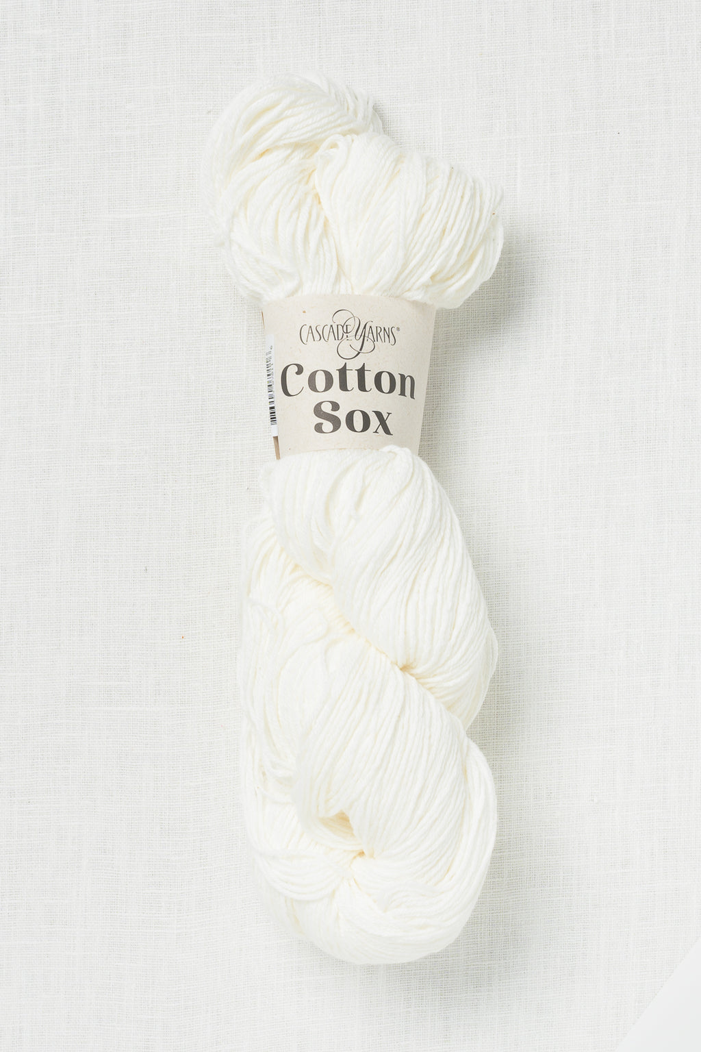 Cascade Cotton Sox 08 White