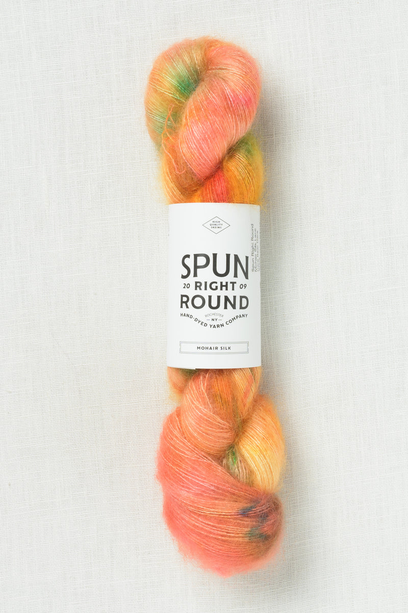 Spun Right Round Mohair Silk Lace Care Bear Dare Stare