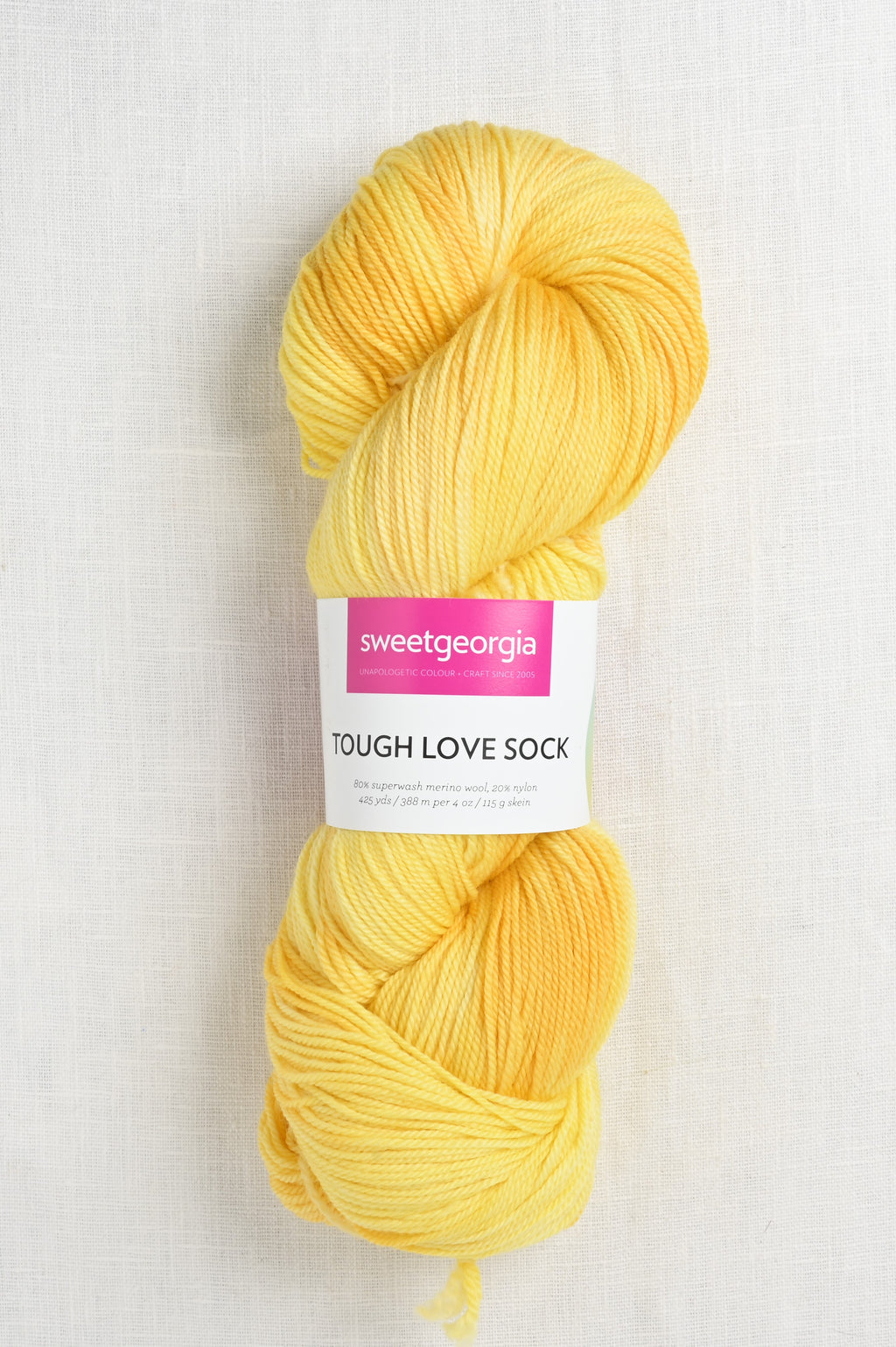 Sweet Georgia Tough Love Sock Lemon Curd