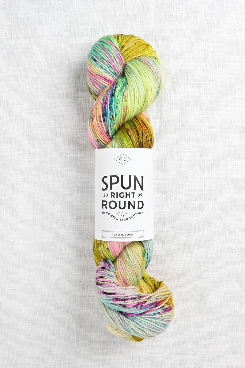 Spun Right Round Merino Aran Poison Dart