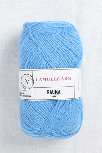 Rauma 2-Ply Lamullgarn 51 Sky Blue