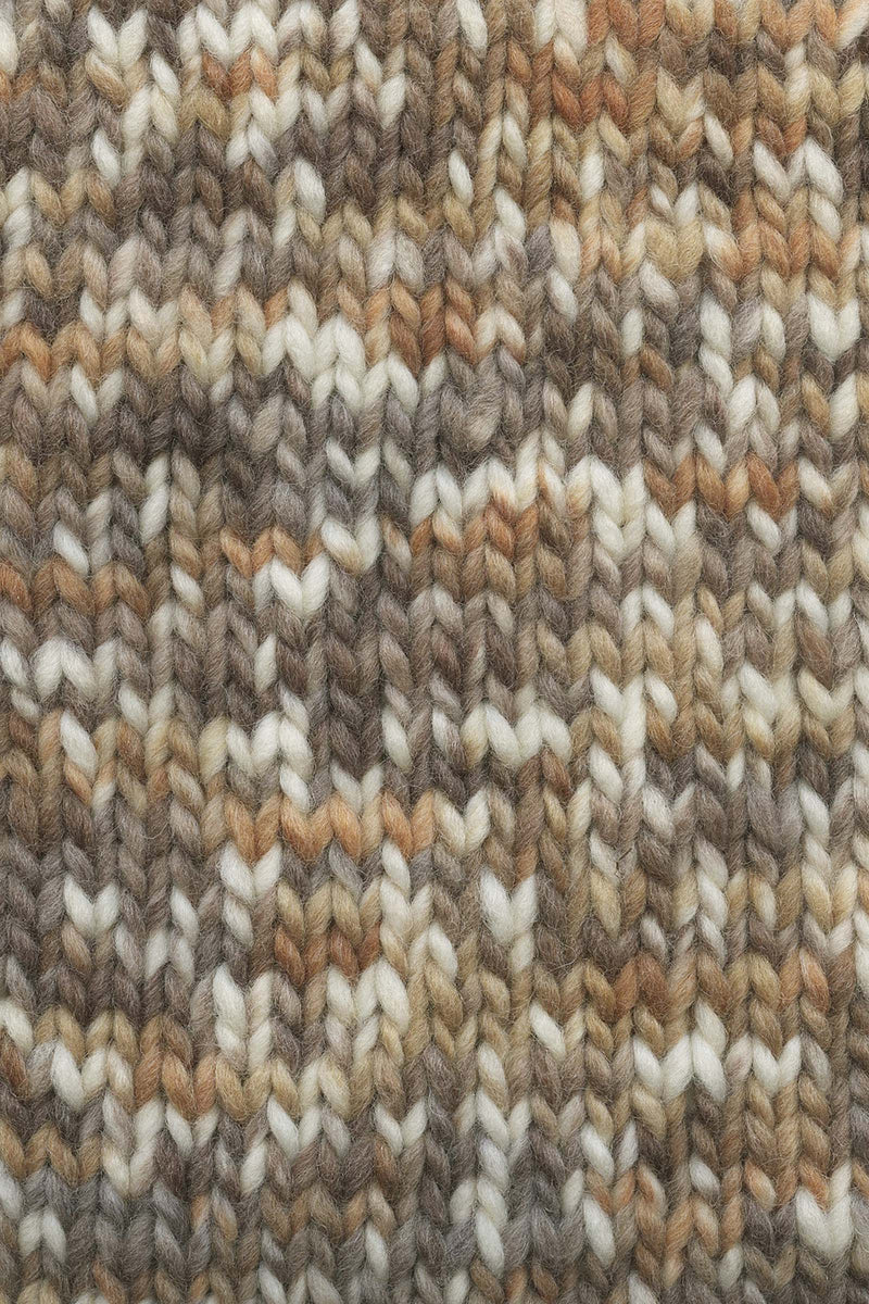 Lang Yarns Bold Color 8 Brown White Stone swatch