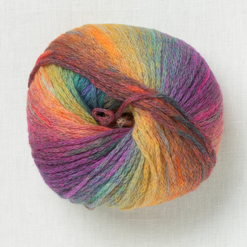 Lang Yarns Magnolia 1 Ochre Grey Fuchsia