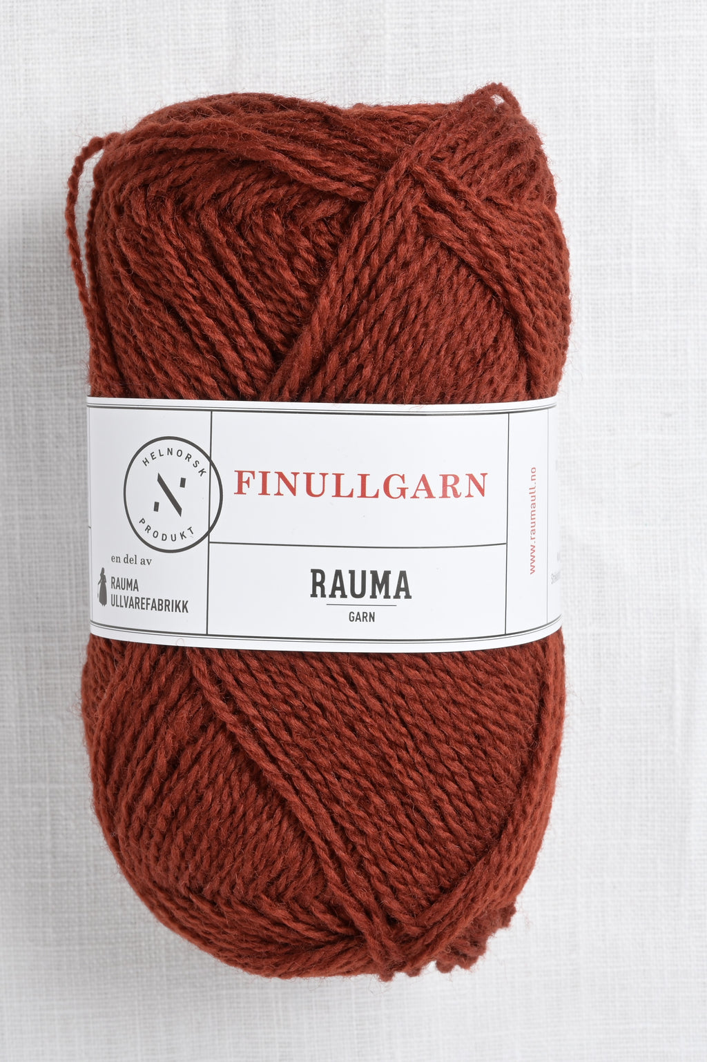 Rauma Finullgarn 425 Medium Red Brown