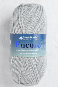 Plymouth Encore Worsted 6007 Light Grey Heather