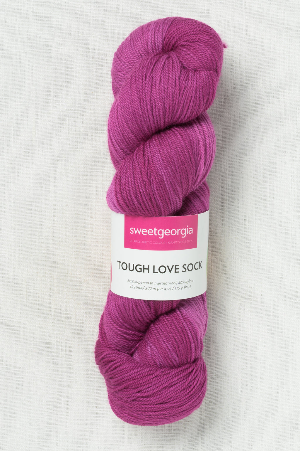 Sweet Georgia Tough Love Sock Dark Orchid