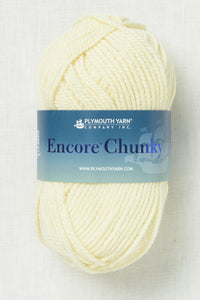 Plymouth Encore Chunky 256 Winter White