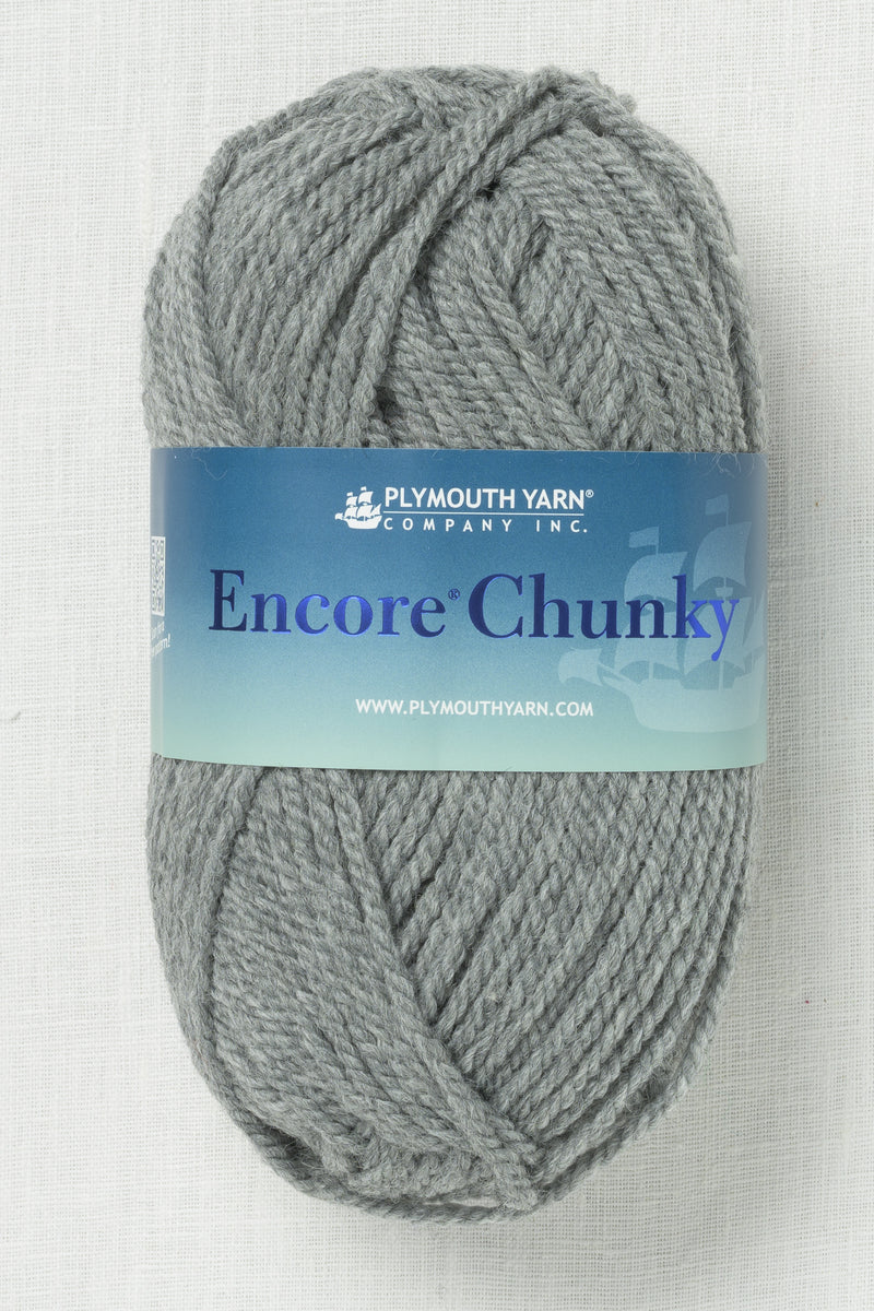 Plymouth Encore Chunky 194 Medium Grey Heather