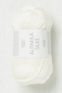 Sandnes Garn Alpakka Silke 1002 White