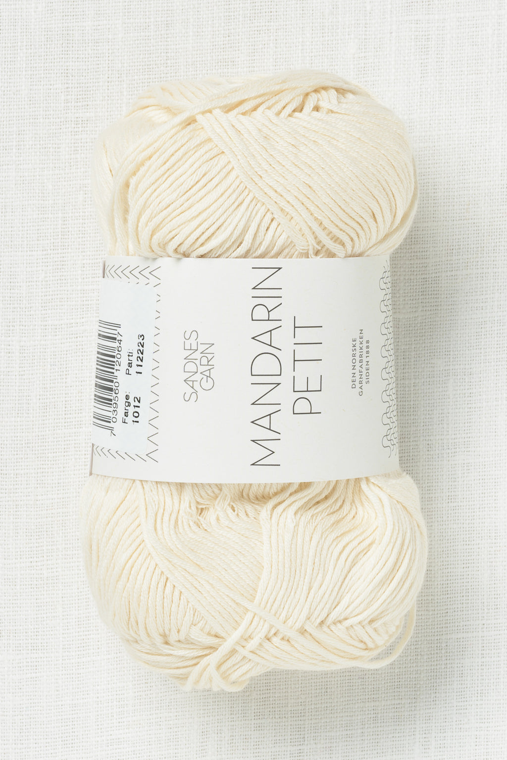 Sandnes Garn Mandarin Petit 1012 Natural