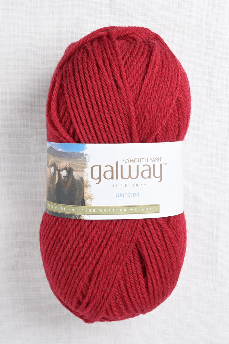 Plymouth Galway Worsted 148 Ruby