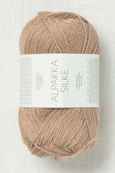 Sandnes Garn Alpakka Silke 3041 Light Acorn (Limited Edition)