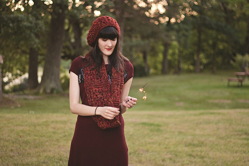 Brasa Hat and Scarf by Kitman Figueroa