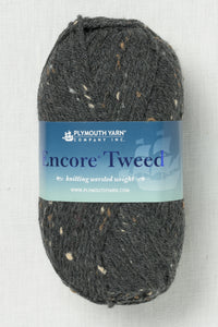 Plymouth Encore Worsted Tweed T520 Dark Grey