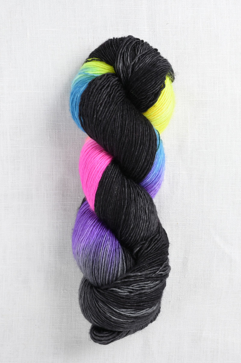 Madelinetosh Wool + Cotton Black Rainbow