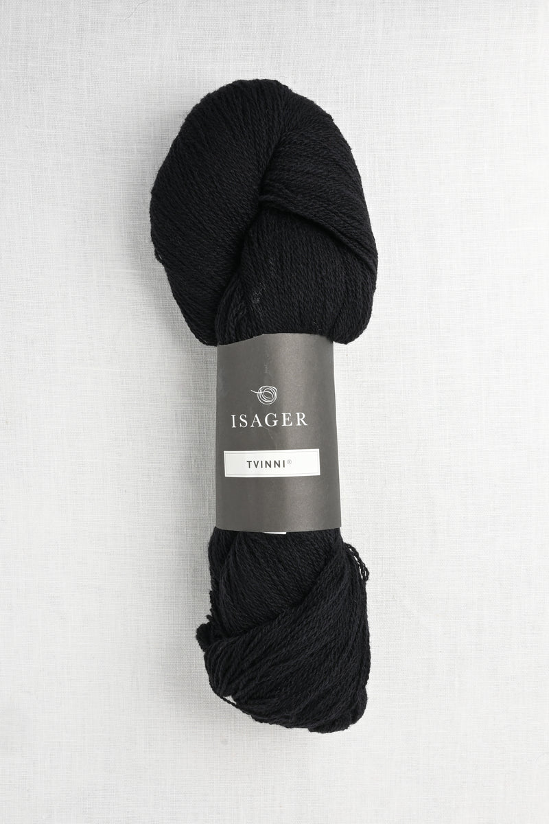 Isager Tvinni 30 Black 100g