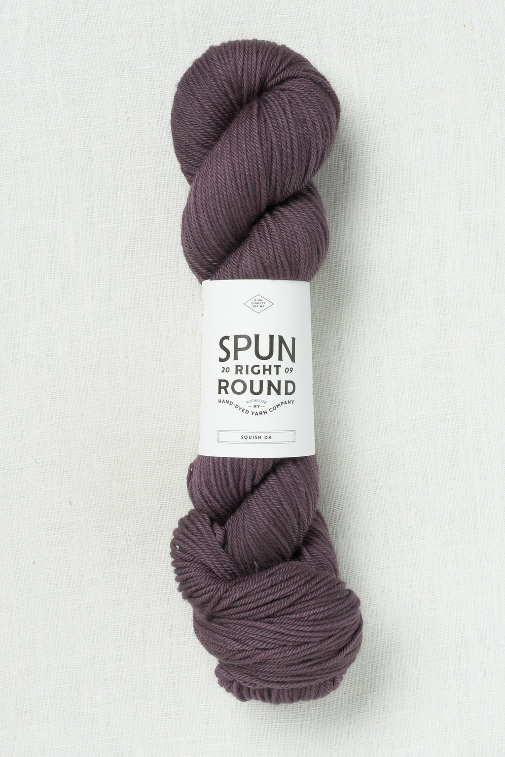 Spun Right Round Squish DK Eggplant