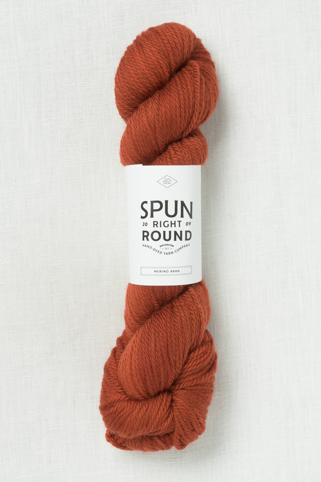 Spun Right Round Merino Aran Rust