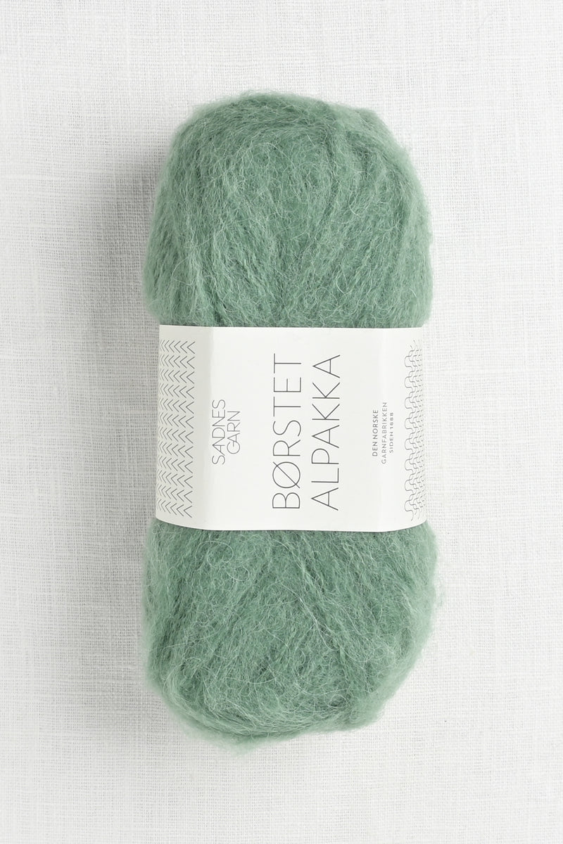 Sandnes Garn Borstet Alpakka 8062 Green Myrtle