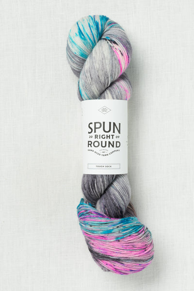 Spun Right Round Tough Sock Idle Gossip