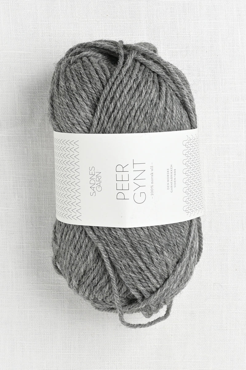 Sandnes Garn Peer Gynt 1053 Dark Gray Heather