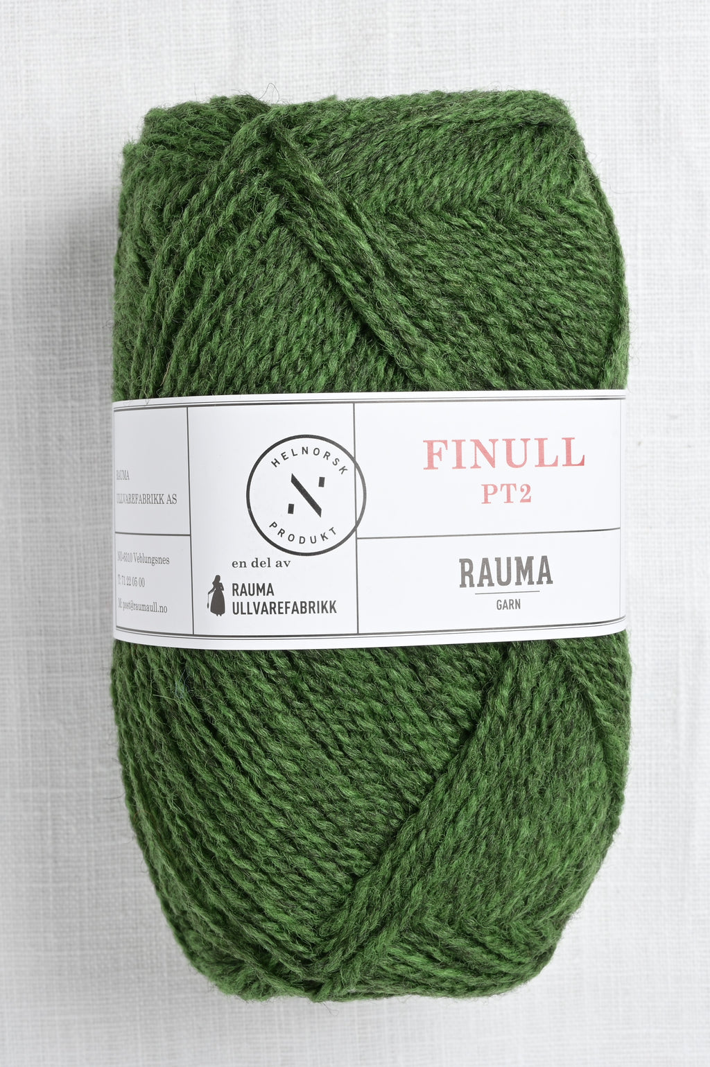 Rauma Finullgarn 4122 Dark Green Heather