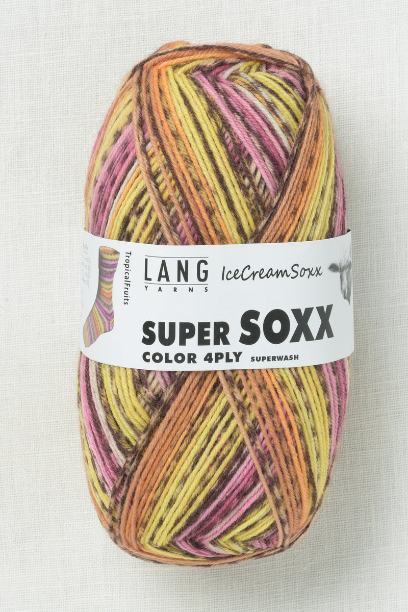 Lang Yarns Super Soxx Color 478 Tropical Fruits