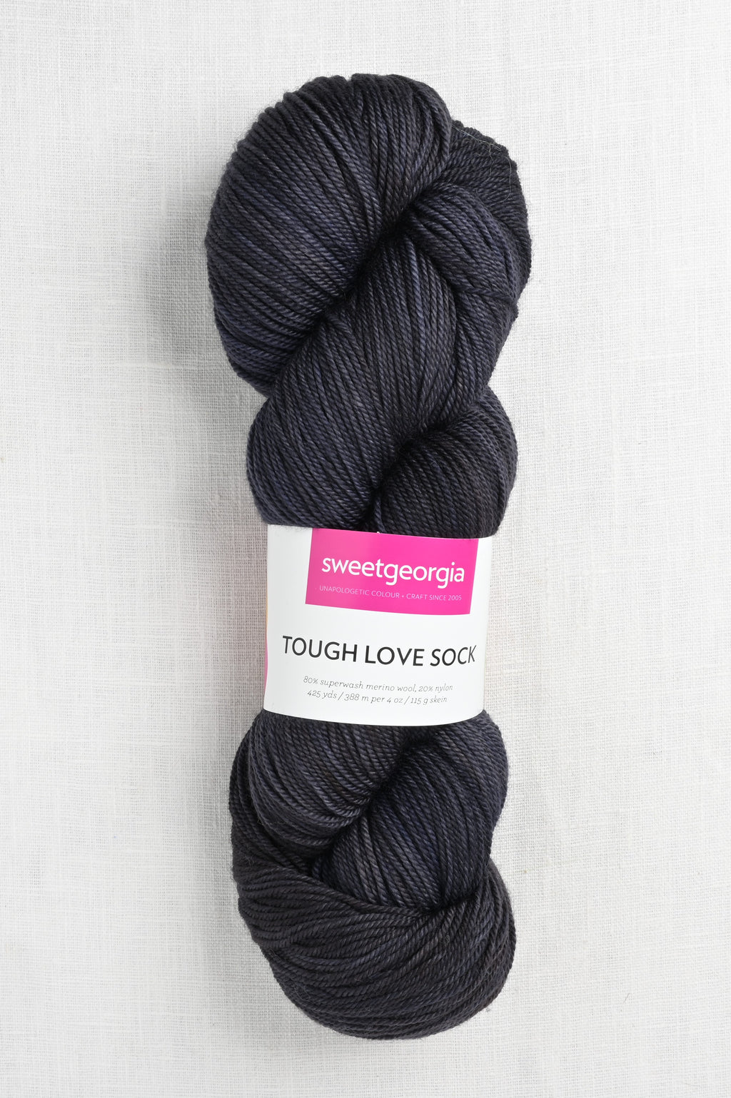 Sweet Georgia Tough Love Sock Charcoal