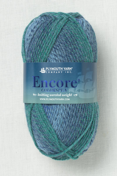 Plymouth Encore Worsted Colorspun 7766 Dungaree