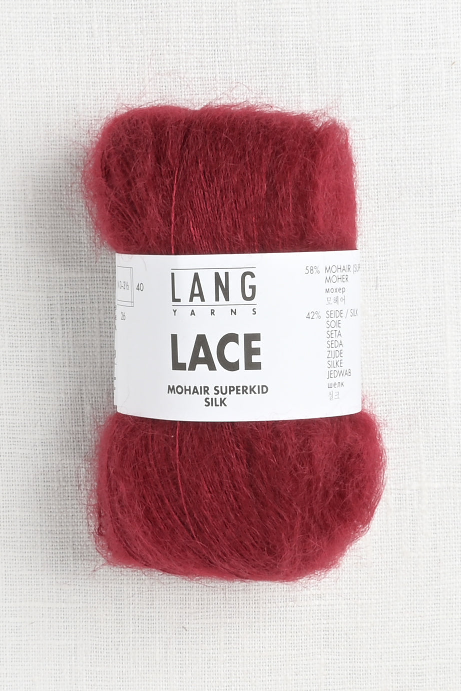 Lang Yarns Lace 62 Burgundy