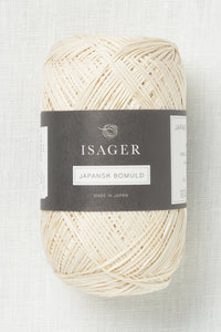 Isager Japansk Bomuld 0 White Sand