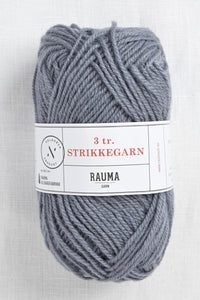 Rauma 3-Ply Strikkegarn 1287 Blue Gray