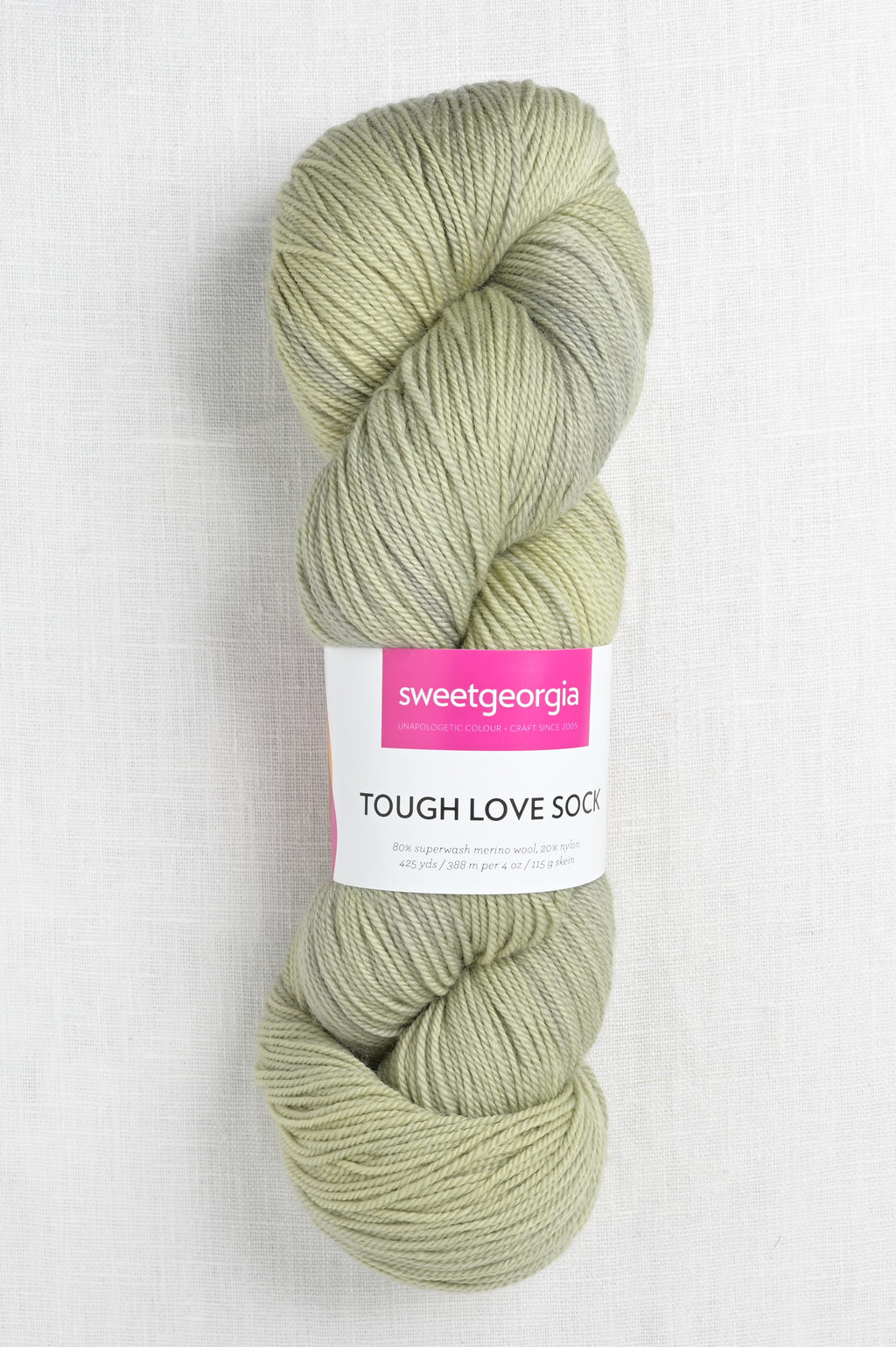 Sweet Georgia Tough Love Sock Sage