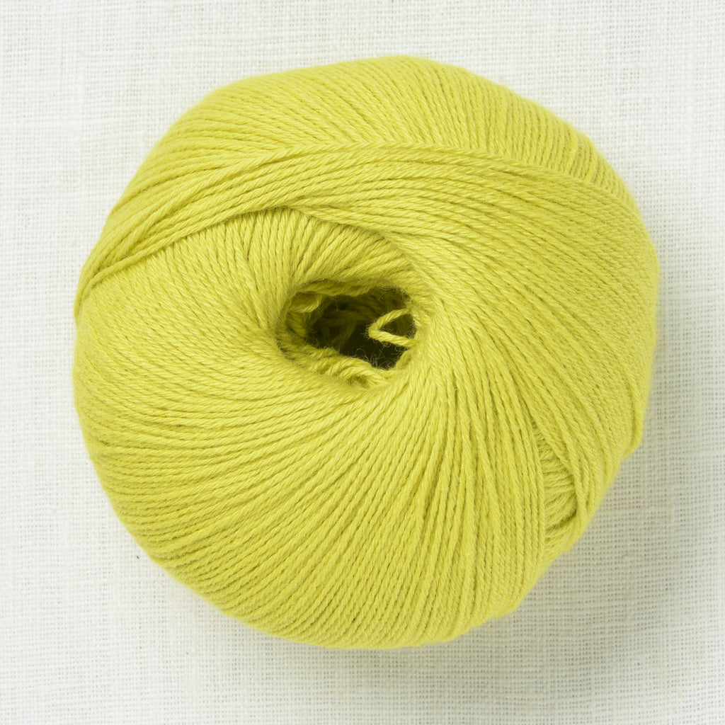 Knitting for Olive Cotton Merino Lime Yellow