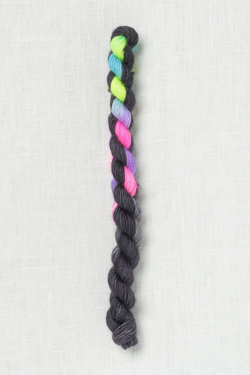 Madelinetosh Unicorn Tails Black Rainbow