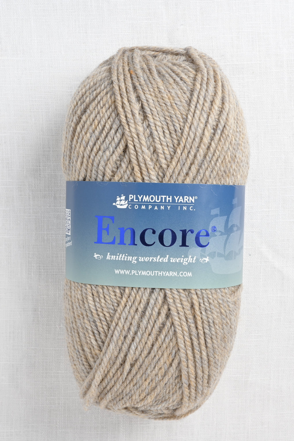 Plymouth Encore Worsted 1415 Fawn Mix