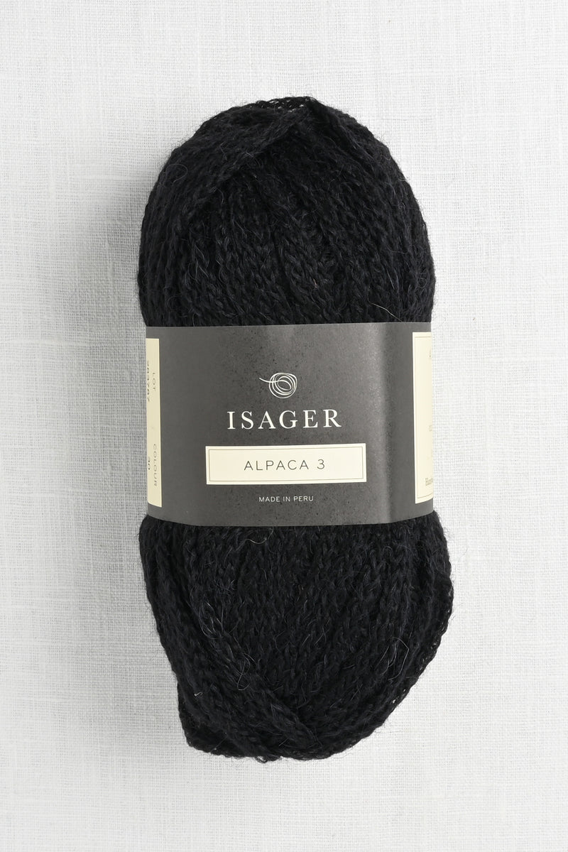 Isager Alpaca 3 30 Black