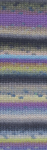 Wooladdicts Mystery 3 Lilac Blue Green swatch