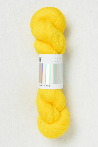 Hedgehog Fibres Merino Lace Egg Yolk