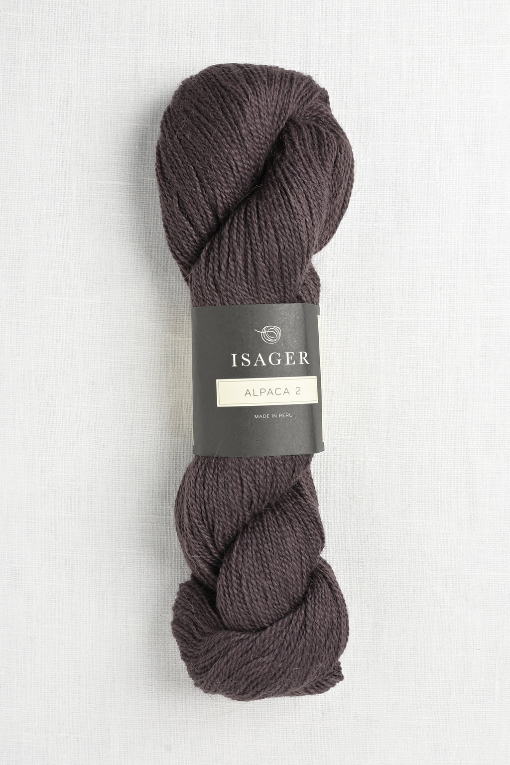 Isager Alpaca 2 60 Black Plum