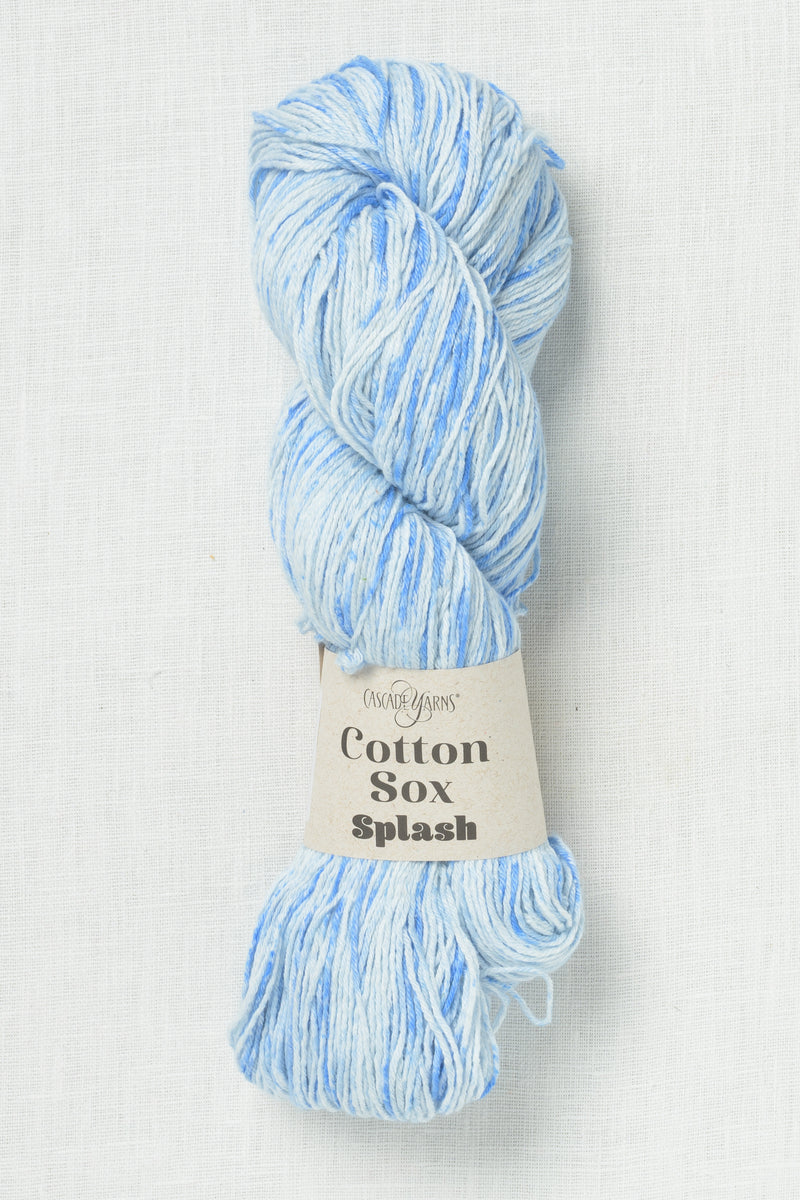 Cascade Cotton Sox Splash 405 Blues