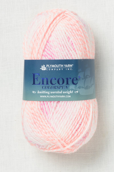 Plymouth Encore Worsted Colorspun 7752 Sherbert Frost