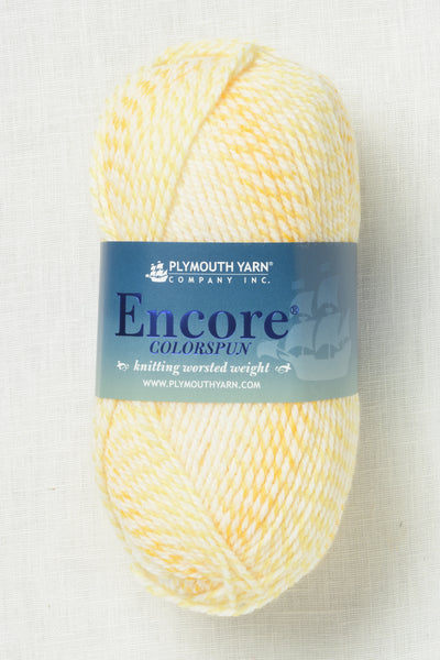 Plymouth Encore Worsted Colorspun 7748 Lemon Sherbert