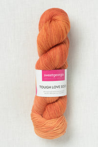 Sweet Georgia Tough Love Sock Mandarin