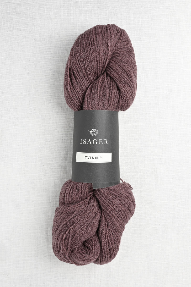 Isager Tvinni 52s Plum 100g