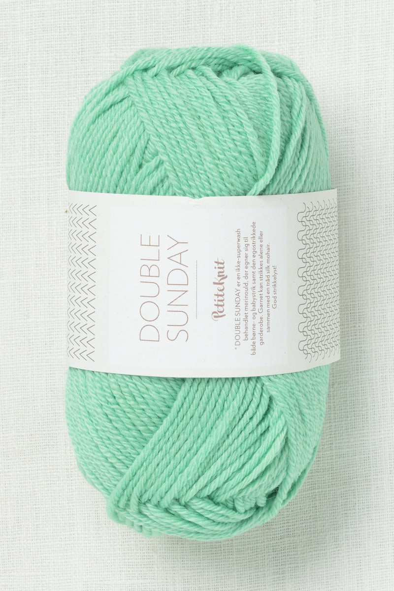 Sandnes Garn Double Sunday 7723 Mint (PetiteKnit Color Palette)