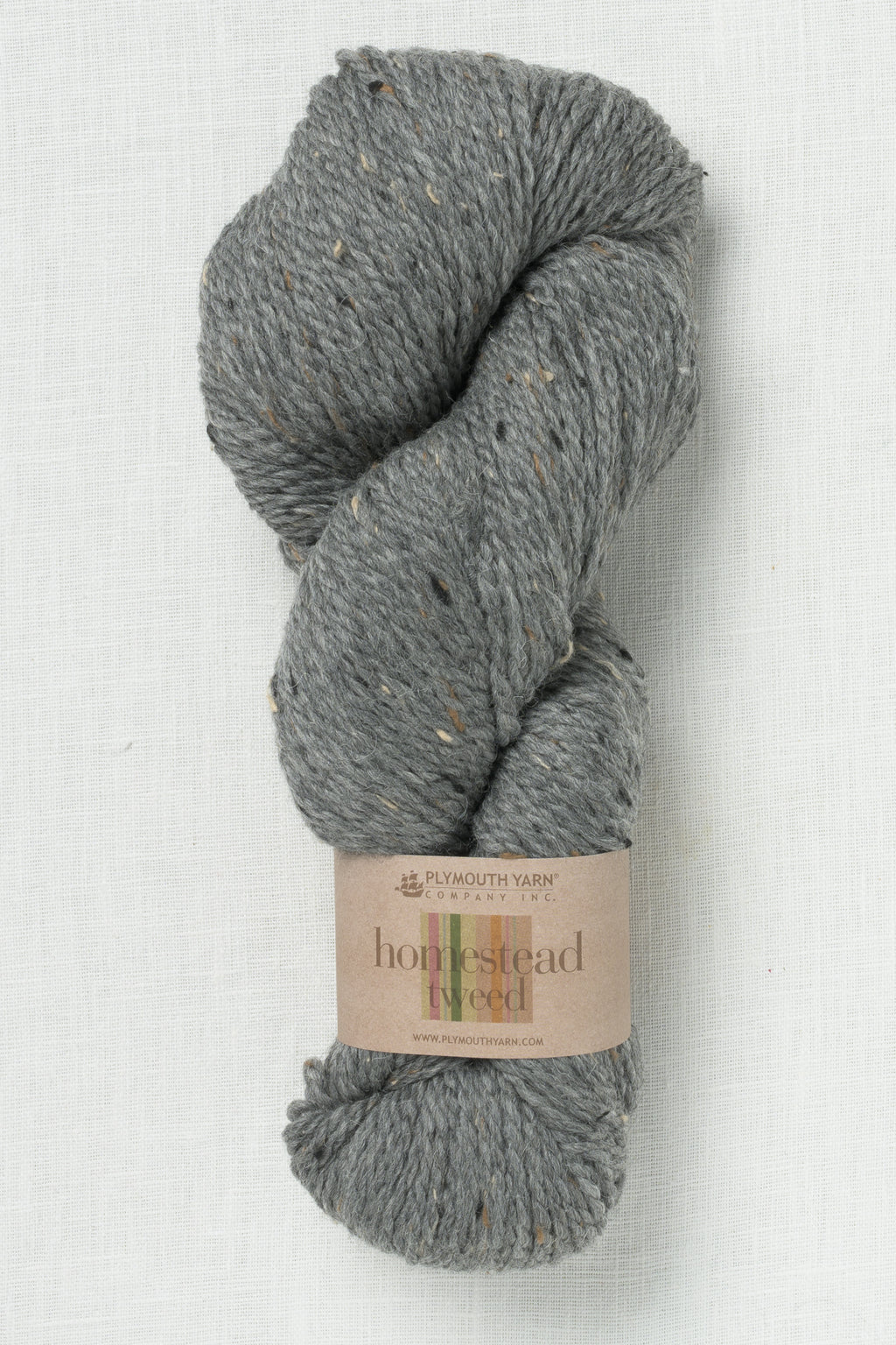 Plymouth Homestead Tweed 505 Medium Grey Tweed