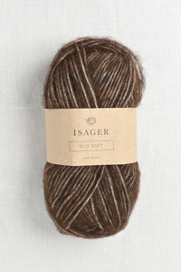 Isager Soft E8S Dark Walnut Undyed