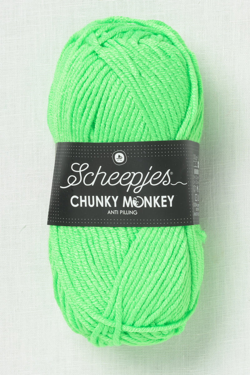 Scheepjes Chunky Monkey 1259 Neon Green